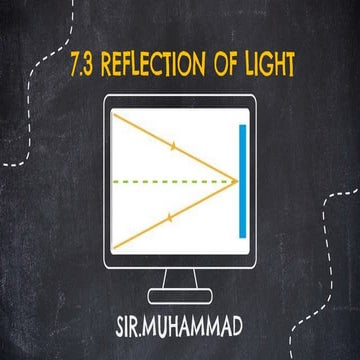 7.3- Reflection of Light 