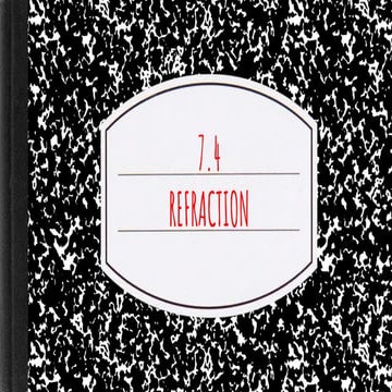 7.4- refraction 
