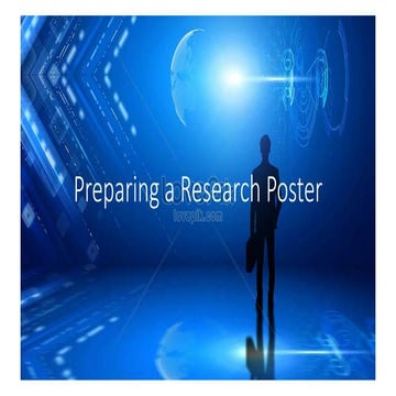 7. preparing posters