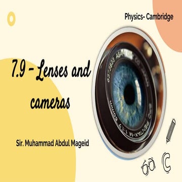 7.9 ---lenses and cameras