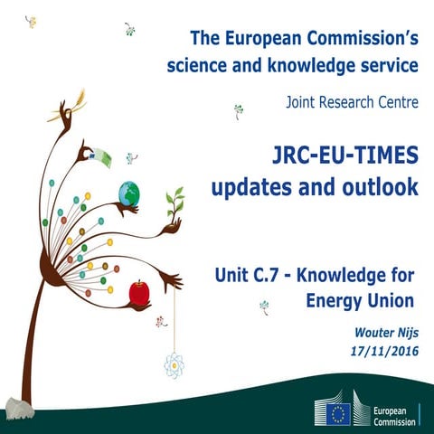 JRC-EU-TIMES updates and outlook