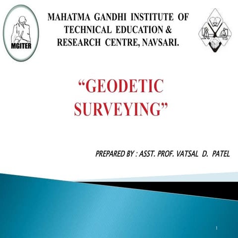 7. GEODETIC SYRVEYING (SUR) 3140601 GTU