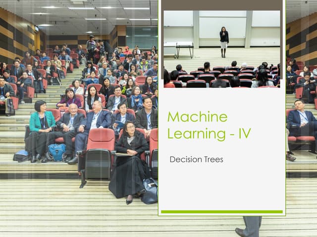 Machine Learning - Decision Trees