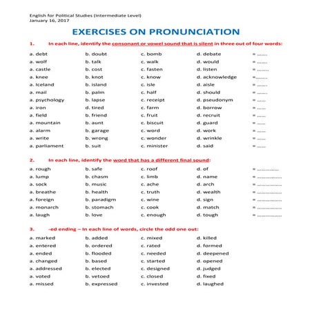 7. Exercises on Pronunciation.pdf