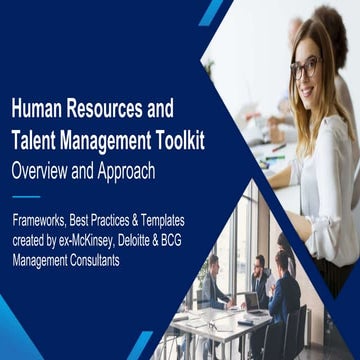HR and Talent Management Toolkit - Overview and Approach