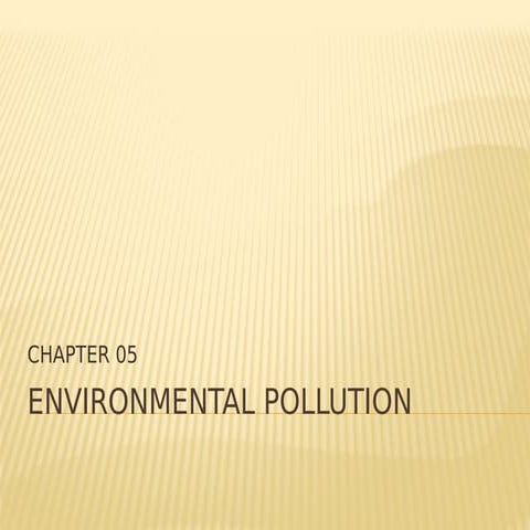 EVS environmental pollution 