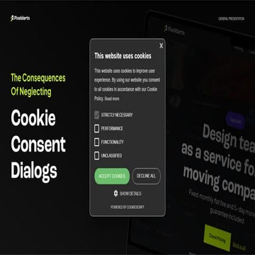 The Consequences of Neglecting Cookie Consent Dialogs