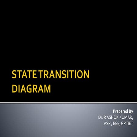STATE TRANSITION DIAGRAM in psoc subject