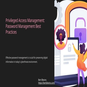 Password Management Best Practices with privileged Access Management
