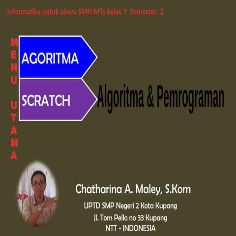 Algoritma dan Pemrograman Aplikasi Scratch | PDF