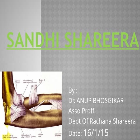 7. Sandhi shareera.pptx BY Dr Bhosgikar Anup