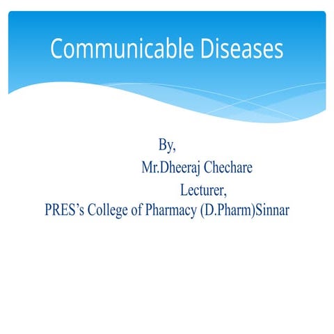 Communicable Disesases in the community.pptx