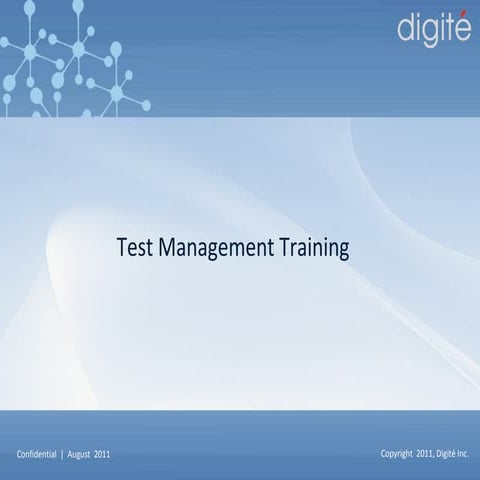 Test Management Training