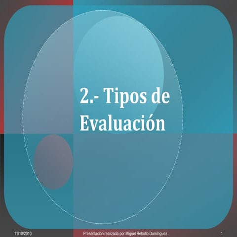 7.2 la evaluación en la fpe
