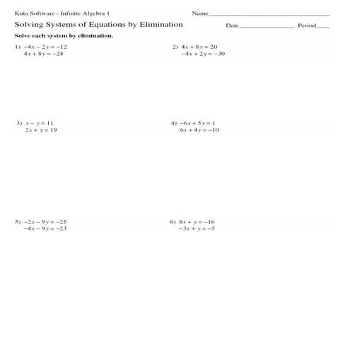 7.3 systems of equations elimination