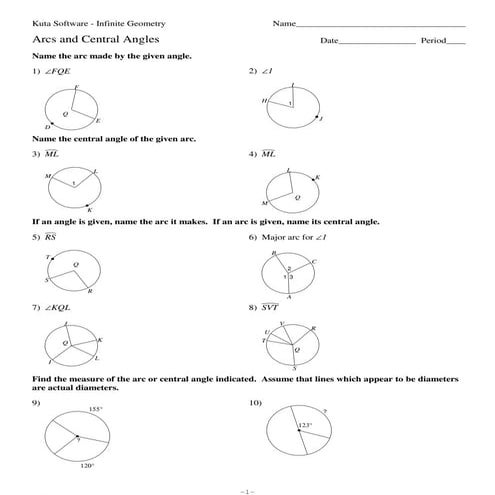 7 6 arcs and arc length (no key)