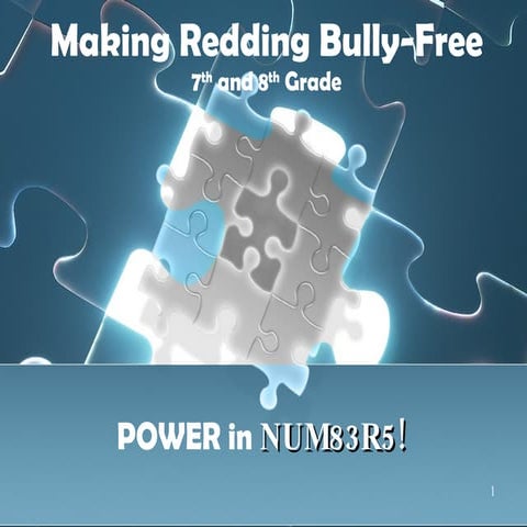 7th & 8th grade Bully Presentation