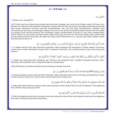 7 al-araaf-tempat-tertinggi