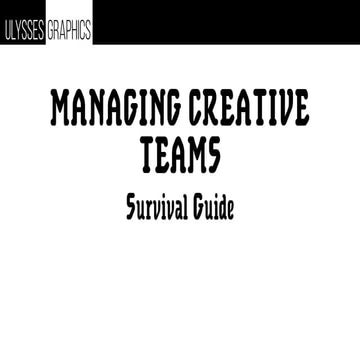 Alyona Krasavina "Managing creative teams"