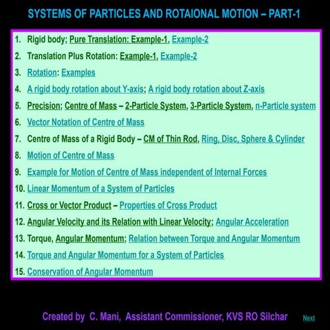 SYSTEMS OF PARTICLES AND ROTATIONAL MOTION.pptx