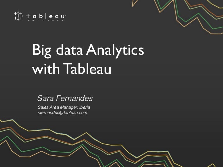 Tableau Big Data Analytics with Tableau