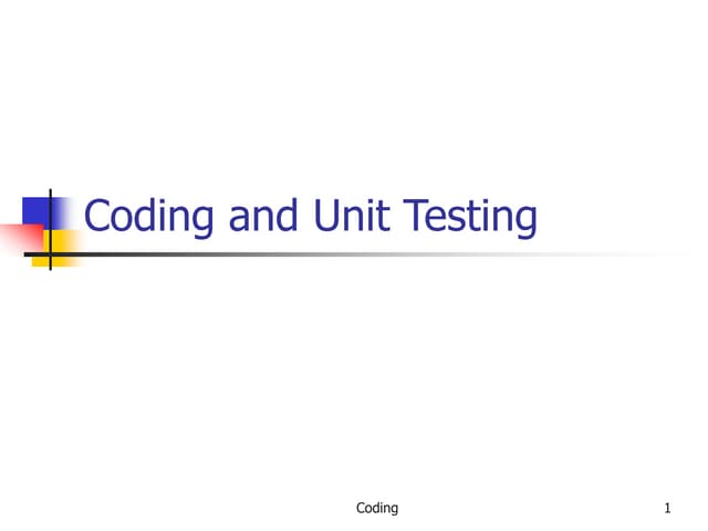7-CodingAndUT.ppt