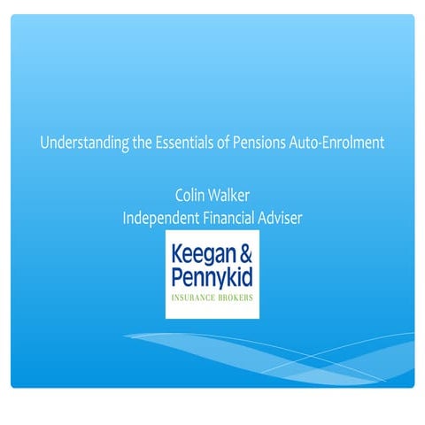 Understand the essentials of pension auto-enrolment