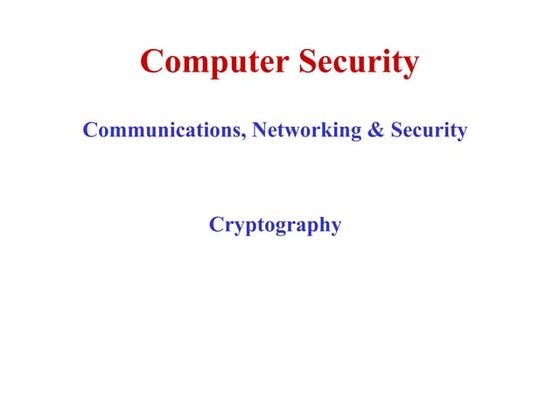 Encryption And Decryption | PPT