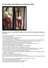 7 Day Water Fast Weight Loss Before And After - WeightLossLook