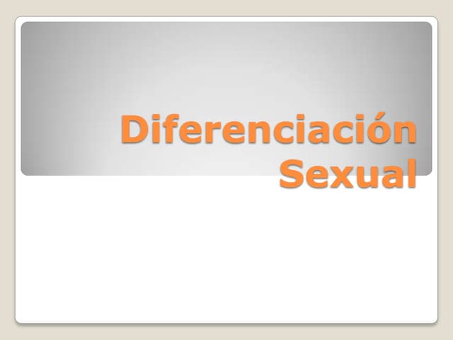 7. diferenciación sexual