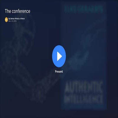 CH2019 keynote: Elke Geraerts - Authenthic intelligence