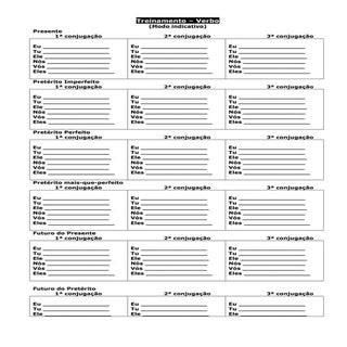 7   folha de treinamento  verbo