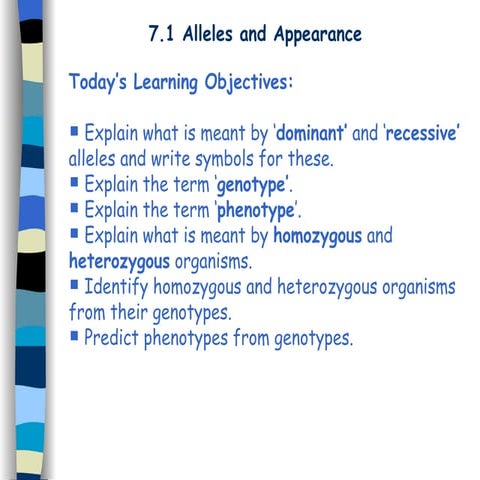 7. Genetics And Inheritance | PPT | Genetics | Science