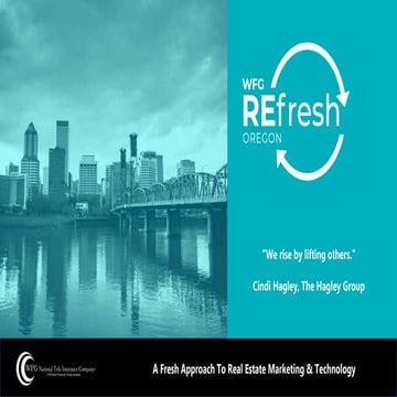 WFG REfresh - Cindi Hagley – Only You Know Your Value