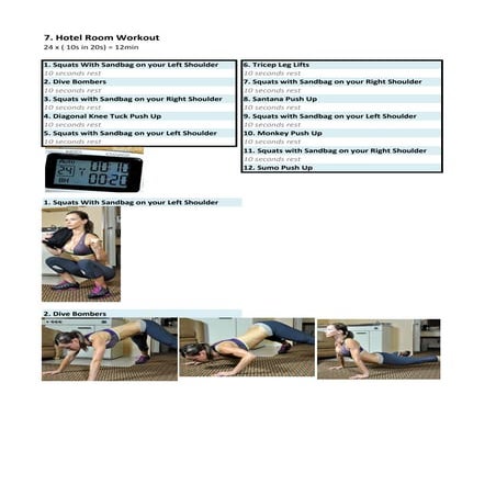 7. hotel room workout