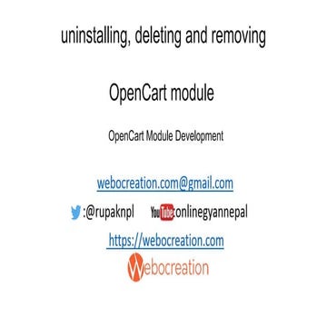 Installing OpenCart 3 module