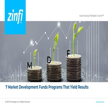 7 Market Development Funds Programs That Yield Results | PDF