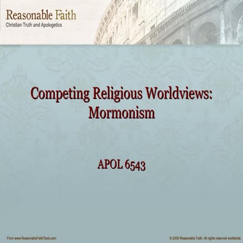 Mormonism | PPTX