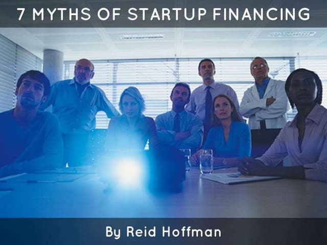 7 Myths of Startup Financing