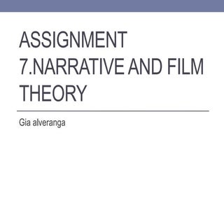 7.narrative and film theory