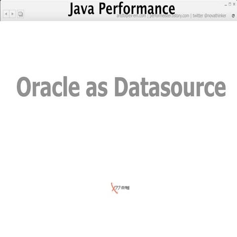 7장 Oracle As Datasource