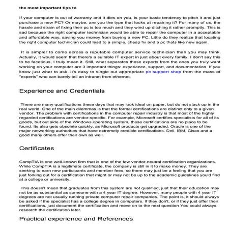 7 questions to ask a computer service tech