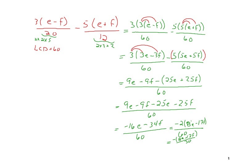 7 rational expressions solving equations mar 17