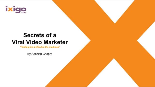 7 Secrets of Viral Video Marketing