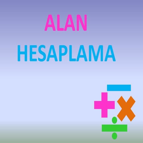 7.SINIF - ALAN HESAPLAMA (SLAYT)