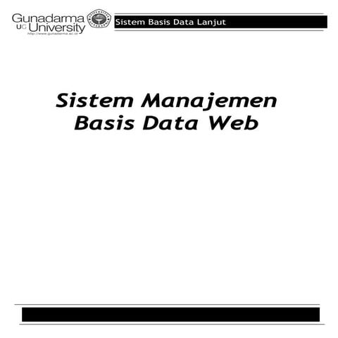 7 sistem-manajemen-basis-data-web | PDF