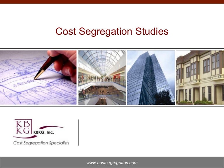 Cost Segregation Studies