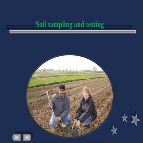 soil sampling and testing 
