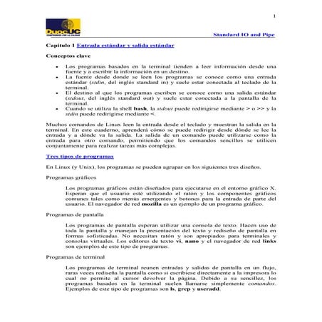 7 standard io and pipes