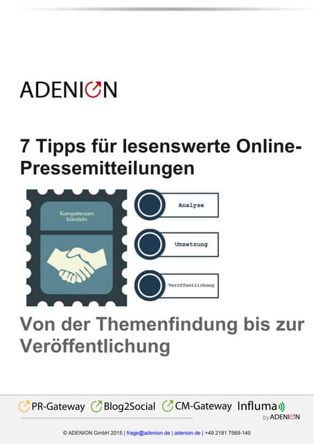 7 Tipps für lesenswerte Online-Pres...